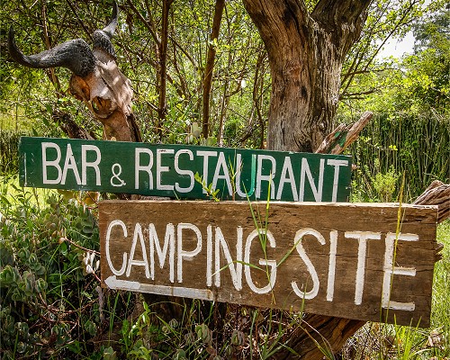Camping auf Safari in Afrika