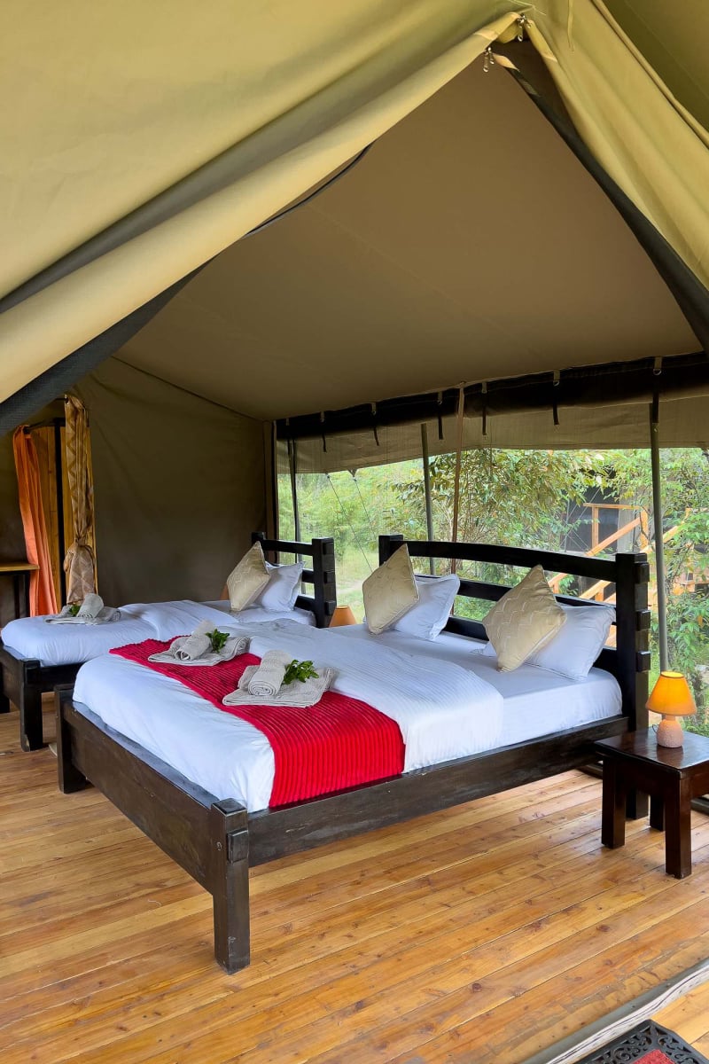 Zeltleben in Kenia, Maasai Mara