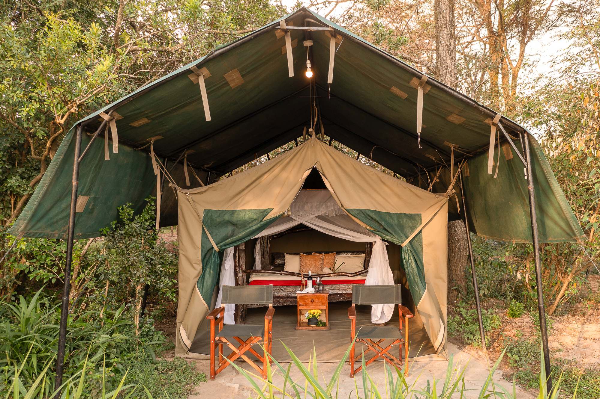 Günstig zelten in der Masai Mara Kenia